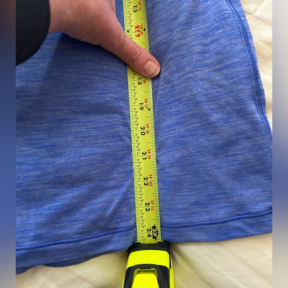 Lululemon On The Run Long Sleeve Heather Sapphire - Picture 10 of 13